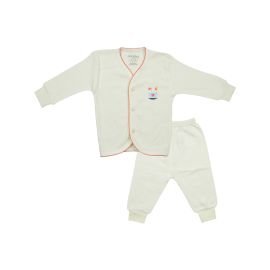 kidley kids front open thermal wear set