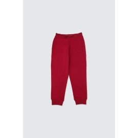 Kids cotton jogger red
